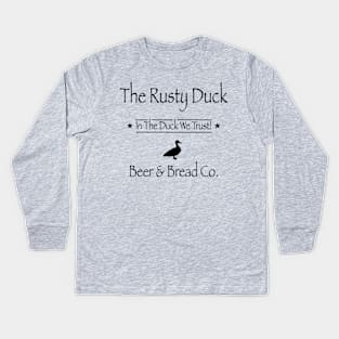 In The Duck We Trust! Kids Long Sleeve T-Shirt